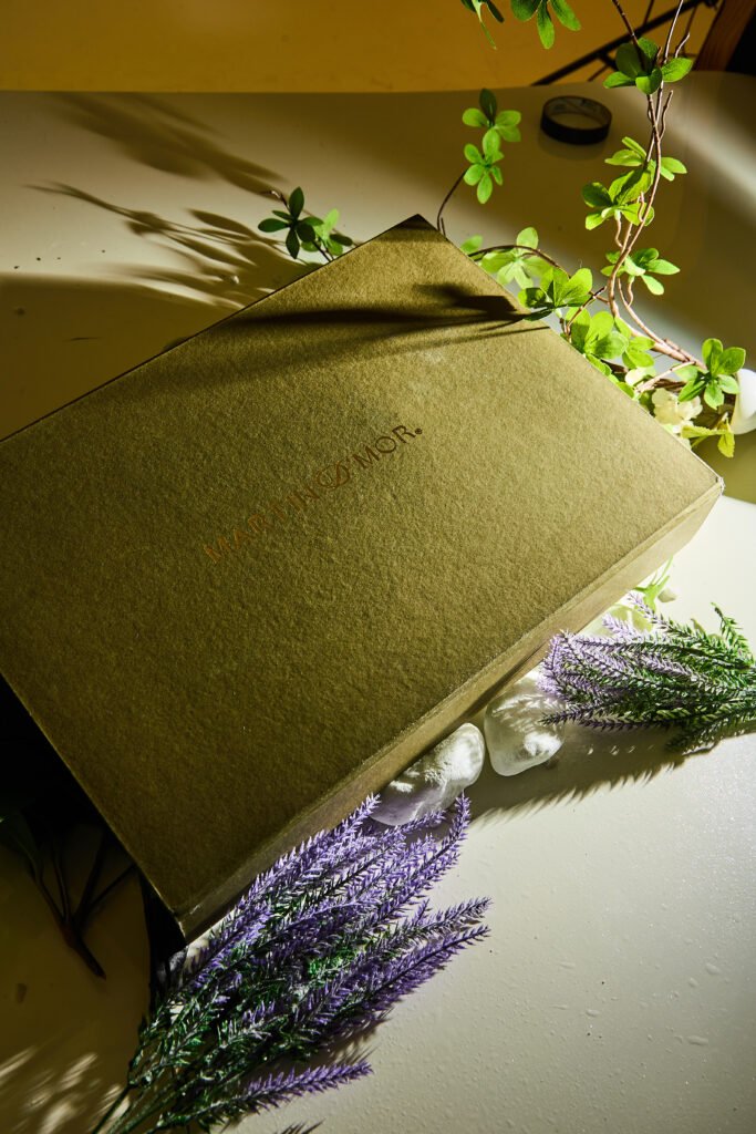 Caixa oliva Martin D' Mor com lavanda