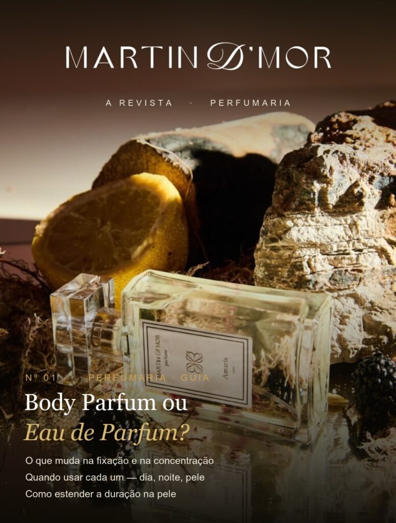 Capa Revista — Body Parfum vs Eau de Parfum